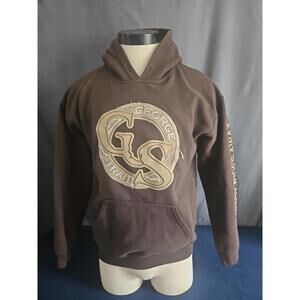 George Strait Hoodie Cowboy Rides Away Pullover Country Music Sweatshirt Sz M